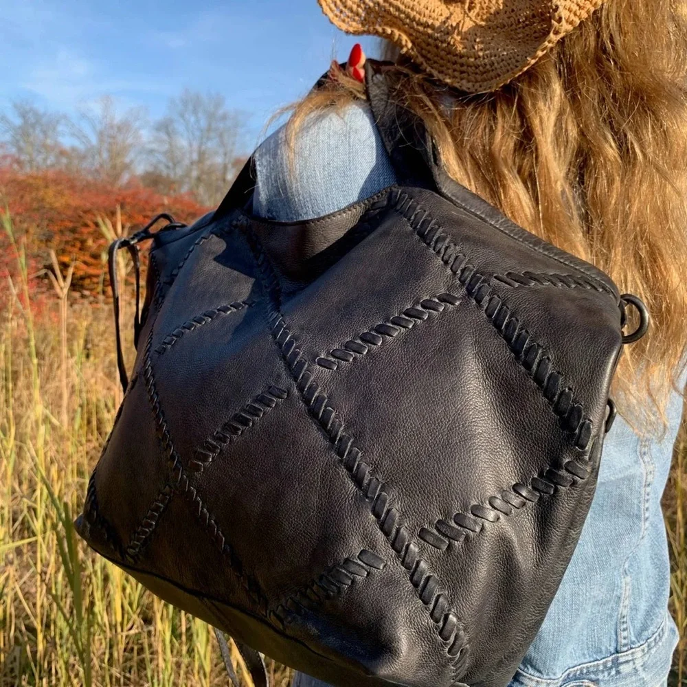 Latico Leathers Van Tote Bag in Olive - Picture 6 of 8